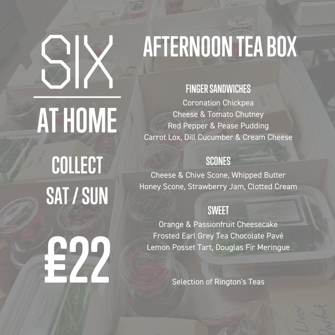Six at Home is back! Order online at sixbaltic.com/sixathome for collection from 13 Nov onwards.