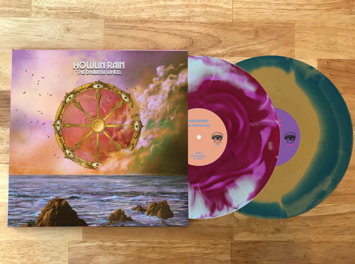 howlinrain's tweet photo. For those who have preordered The Dharma Wheel LP/CD ~ the pressing has made it to SF &amp; will begin shipping out next week 🙌🏽💙

For those who want to order a copy and have yet to do, it's BC Friday &amp; a great day to grip it or anything else in the store.
Thanks always! 
XØXØ
EM/SC https://t.co/9QnMO4sQiM
