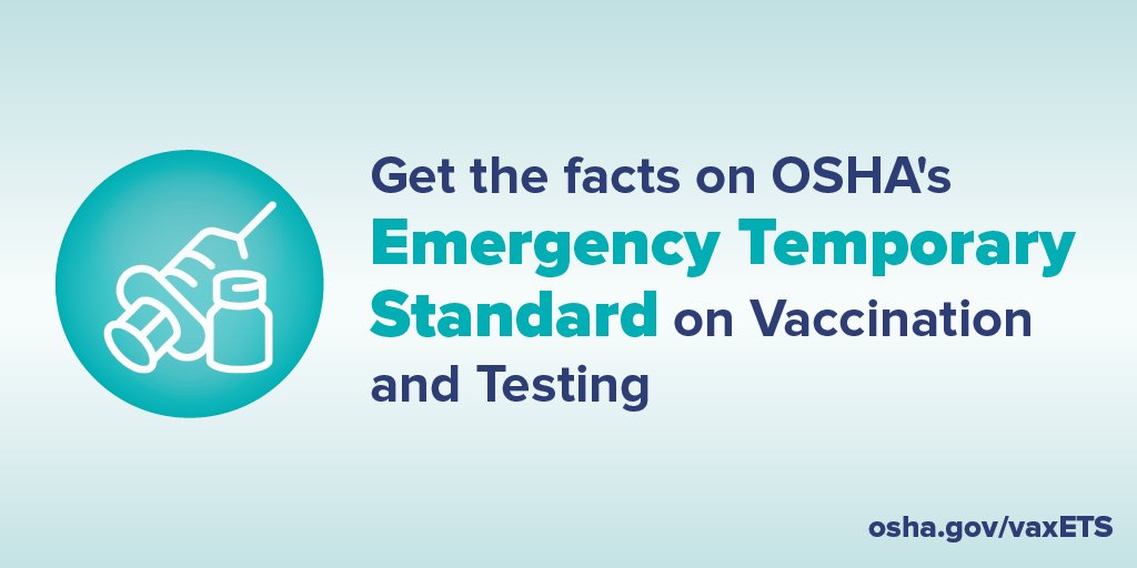 HSI_Brands's tweet photo. OSHA has released its second ETS (Emergency Temporary Standard) this year to protect employees from COVID-19. 

https://t.co/5TjH4njlKL
.
.
#safety #covid #safetymanager #work #osha https://t.co/CgIQxId9FF
