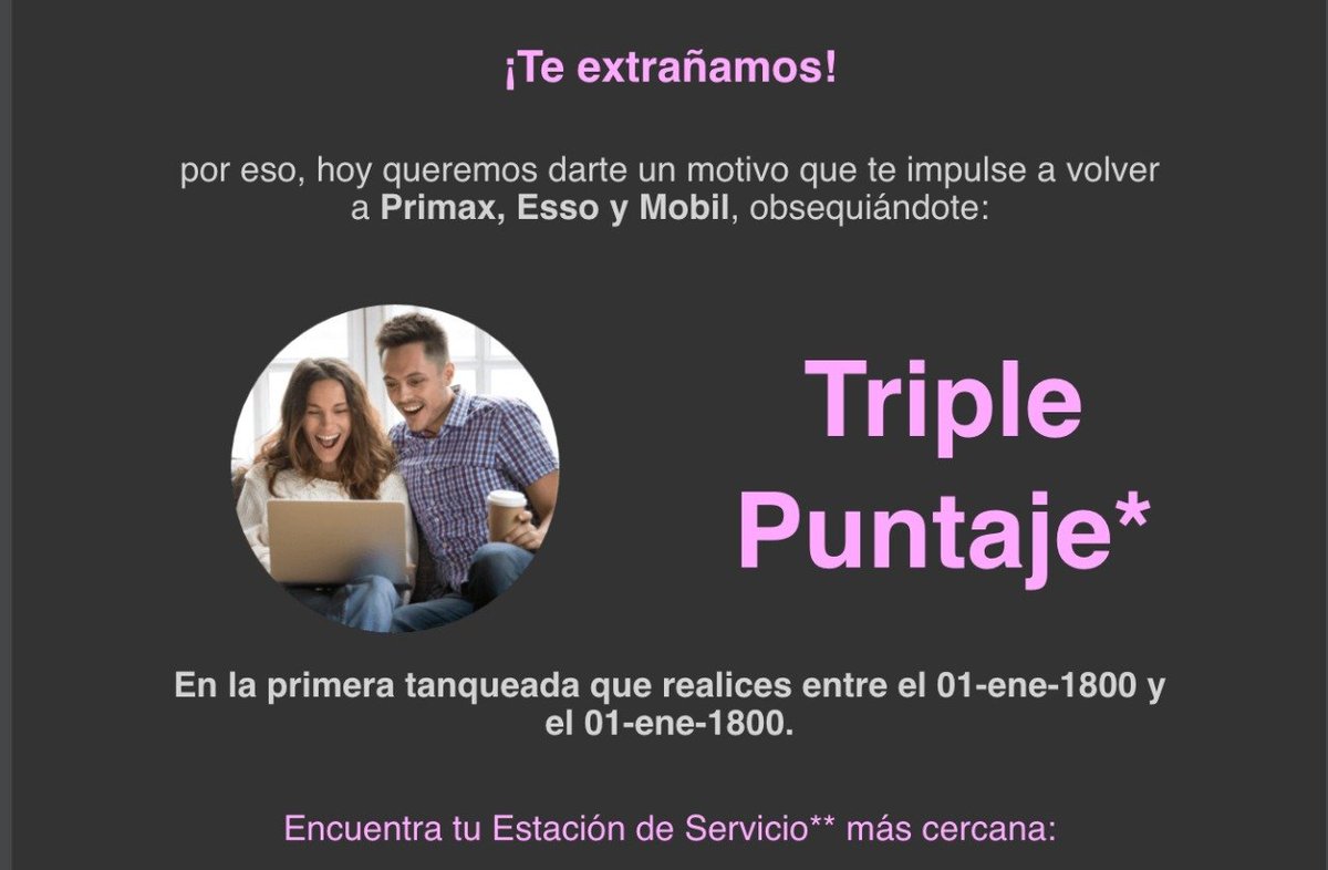 Creo que <a href="/puntoscolombia/">Puntos Colombia</a> vive en el pasado, lástima que pasó la promoción y me la perdí :(