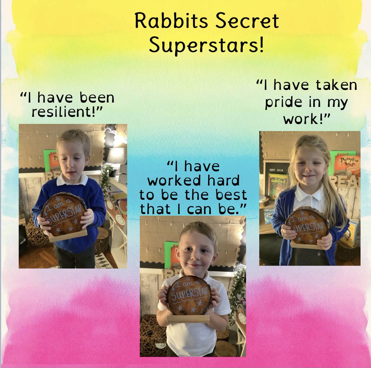 IPMATGirnhill's tweet photo. Here are our secret superstars from this week. We are proud of you Rabbits! #IMPATGIS #IPMAT_CEO #GIRNHILLrabbits https://t.co/MxzSfKpWMh