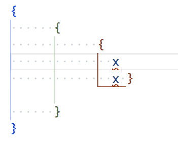 Sethran's tweet photo. The October 2021 (version 1.62) update for @code is out. One nice change is that horizontal lines now outline the scope of a bracket pair. https://t.co/nAuiqUmGJJ