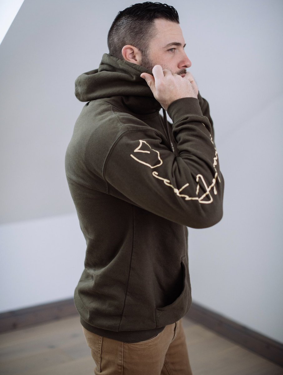 DeedsApparel's tweet photo. Olive Signature pullover hoody
Available at https://t.co/9v5Q4xd32f https://t.co/hbPLFxE5Wk