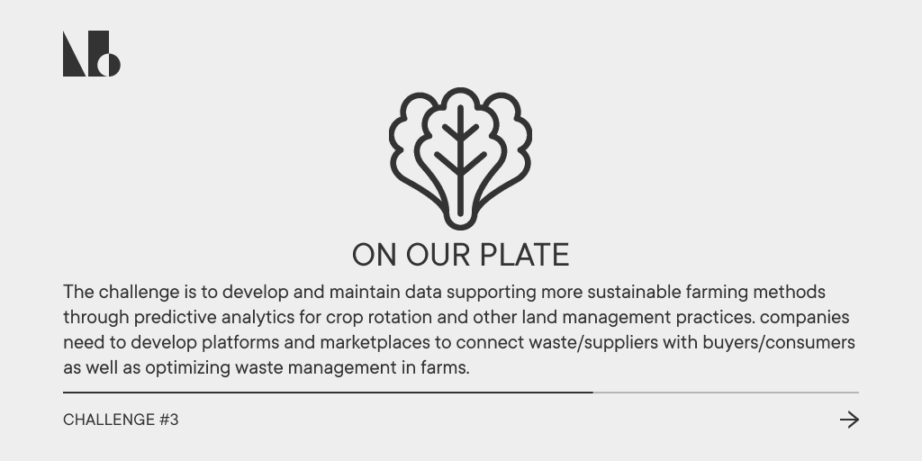 ▷ How can we use technology to promote more sustainable land use and waste management practices on our farms?
#COP26 #TogetherForOurPlanet #plate #Sustainability