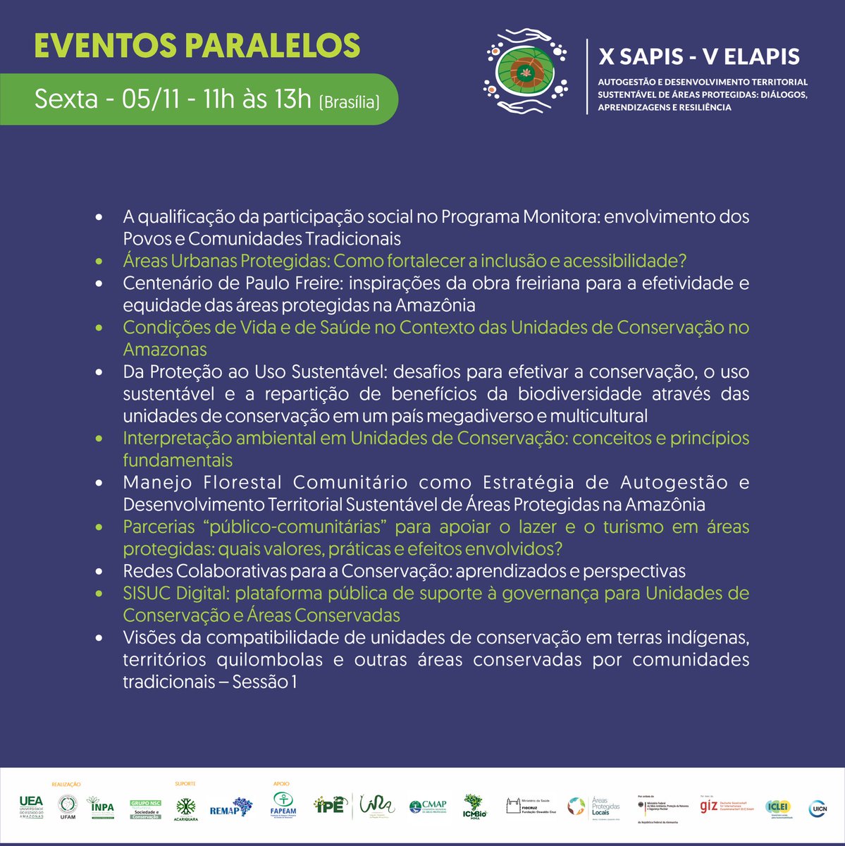 sapis_elapis's tweet image. Nossas Mesas Temáticas do dia já estão iniciando.🗓

Ainda está em dúvida de qual participar? Confira os temas de hoje e escolha a sua!😉

📍Para acompanhar, acesse: doity.com.br/x-sapis/

#XSAPISVELAPIS