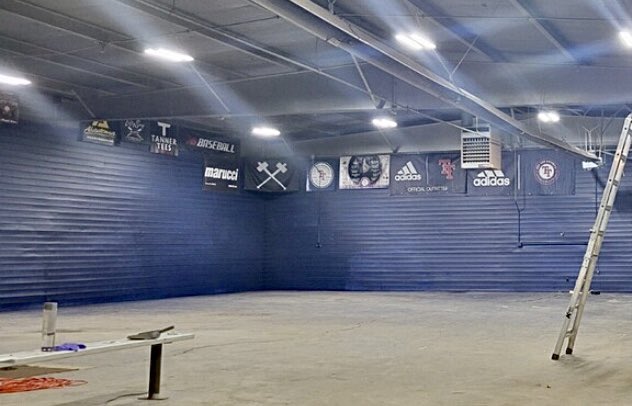 DWuis17's tweet photo. Sneak peek… greatly appreciate the help and hours put it. Little over a week out & much more to do!! #PremierTraining #TopTierMichigan #RollTier #RollPremier #ExpectGreatness https://t.co/7j0ulo4aek