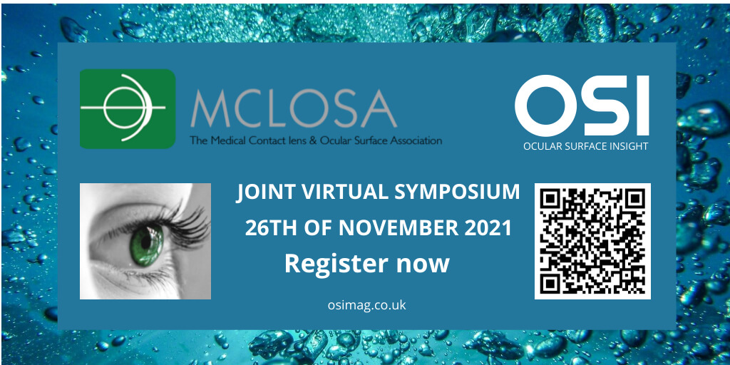 InsightOcular's tweet photo. Register now for MCLOSA &amp; OSI Joint Virtual Symposium! This exciting virtual event is free and open to all Eye Healthcare Professionals and Industry colleagues.
See full programme and our amazing speakers here: https://t.co/NTsH4tF4mY https://t.co/3xWYP4vmKt