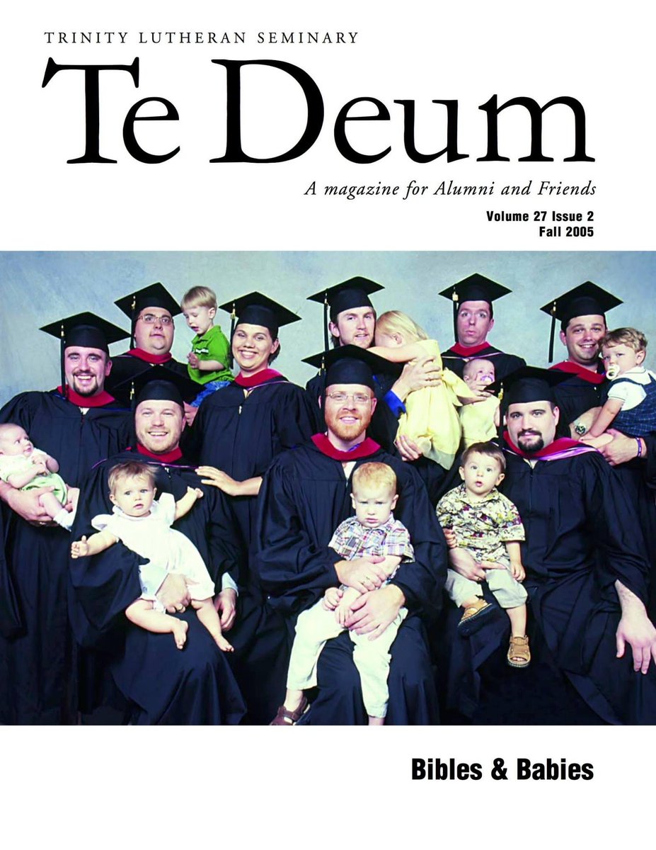 Aaron đźś‹ Layne (@aaronlayne) on Twitter photo Back in 2005 my son appeared on his first magazine cover! My class at <a href="/TLS_CU/">Trinity Lutheran Seminary at Capital University</a> had many couples having children during our seminary studies. Back in 2005 my son appeared on his first magazine cover! My class at <a href="/TLS_CU/">Trinity Lutheran Seminary at Capital University</a> had many couples having children during our seminary studies.