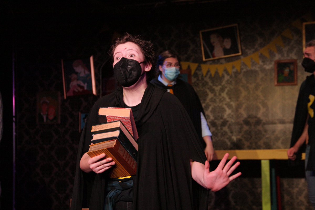 WeAreOneRPA's tweet photo. RPA Theatre’s fall production of “Puffs, or Seven Increasingly Eventful Years at a Certain School of Magic and Magic,” will be soon be filmed and edited professionally with streamed performances available on Nov. 19 and Nov. 20. Tickets are available at https://t.co/AYywLxYPZR https://t.co/B0MxEgHlrf