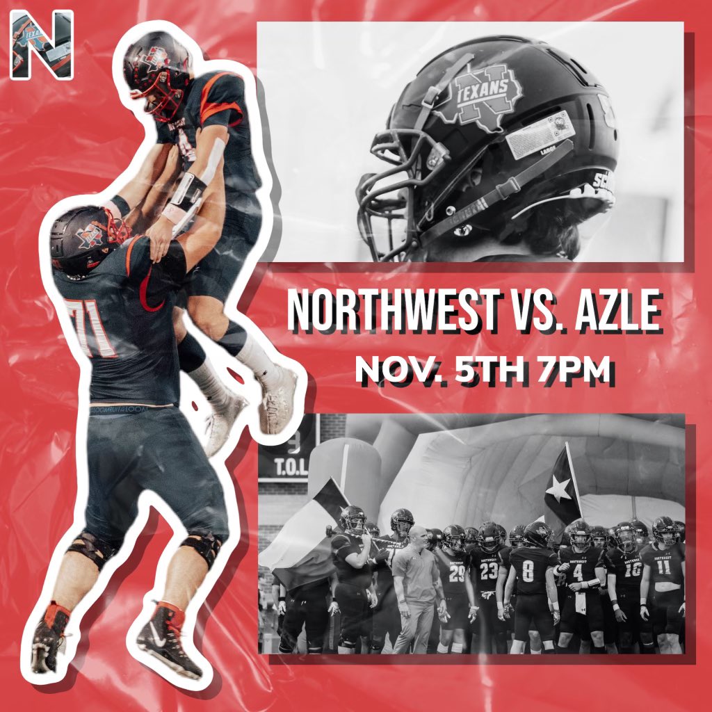 NWTexanFootball's tweet photo. Gold Ball Friday for the TEXANS‼️ Go get what you have worked all season for‼️🏆🥇#drawtheline #beatazle #beatthehornets @CrtvDawson #sportsphoto https://t.co/vwZMvguYmX