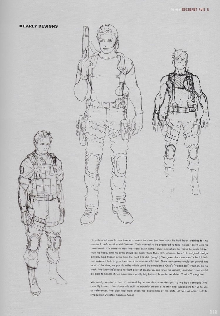 Resident Evil 5 Concept Art & Characters