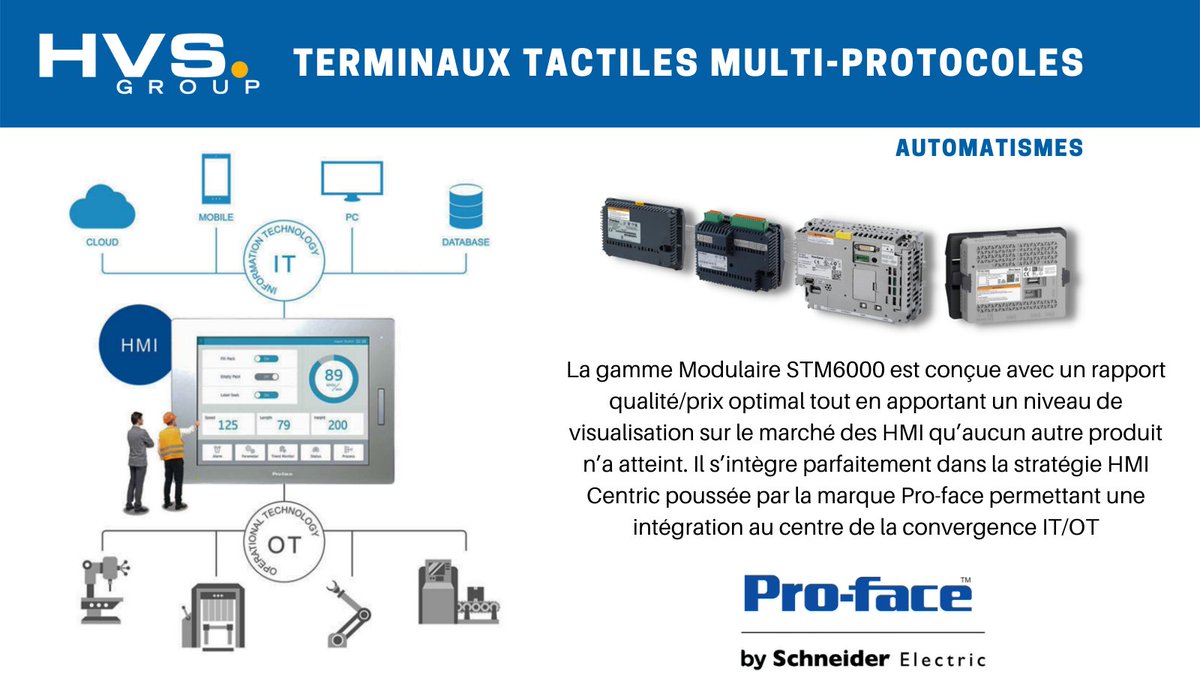 HVS_System's tweet photo. La gamme modulaire STM6000 #proface est disponible chez HVS ! #modulaire #terminaux #tactiles https://t.co/2wDMjxoXZ3
