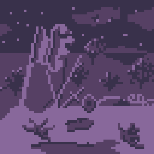 UnfundedEmu's tweet photo. The site of a hard won #victory
64 x 64, 3 colors.

#pixelart #pixel_dailies @Pixel_Dailies https://t.co/DE5oiQxosW