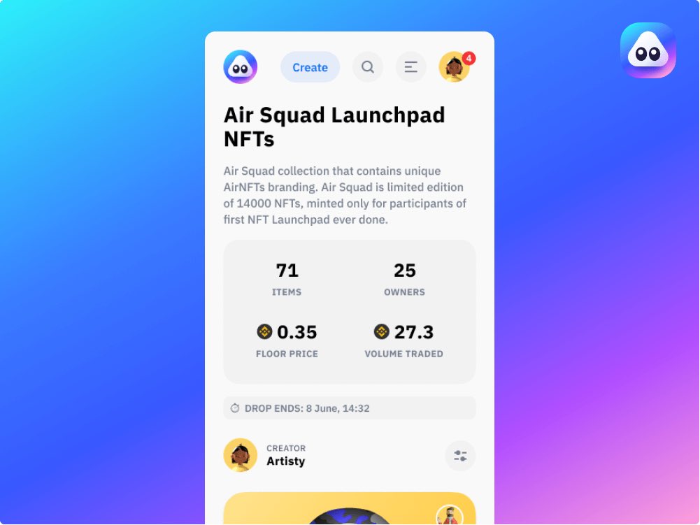 nyjahito's tweet photo. We always give new features insights on our blog. Who reads them know what is gonna come up soon. 👀 @airnfts 

#nftcollectors #nfts #nft #nftartists #nftcollector #nftart #cryptoart #opensea #IDO #INO #AirtLaunchpad #nftlaunchpad #nftgiveaway https://t.co/KzTm3HobCB