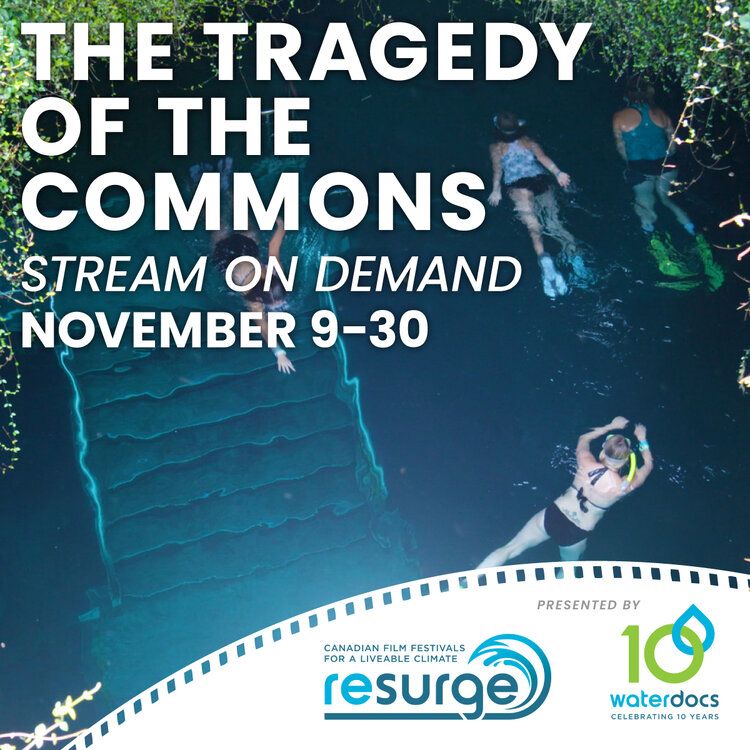 waterdocsff's tweet photo. ReSurge Presents: "The Tragedy of the Commons" | Presented by: Us! #WaterDocs
November 9th – November 30th
Featuring the films:
THE FELLOWSHIP OF THE SPRINGS | Canadian Premiere | @ojcorral
THE COST OF FREE WATER (LA GOUTTE DE TROP) | Ontario Premiere
Link in bio! https://t.co/7guTy0gsf7