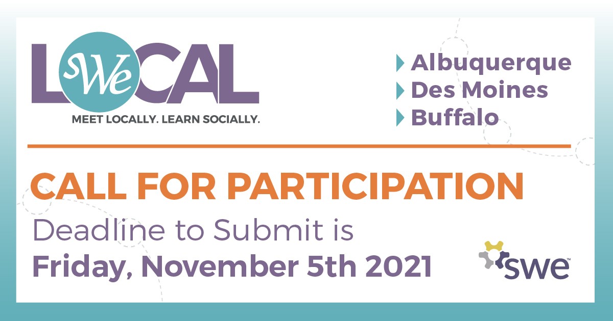 Hurry! Today is the last day to submit an Abstract for #WELocal #Albuquerque, #DesMoines, and #Buffalo! Submit your abstract today! #CallForParticipation bit.ly/3CCFTiD