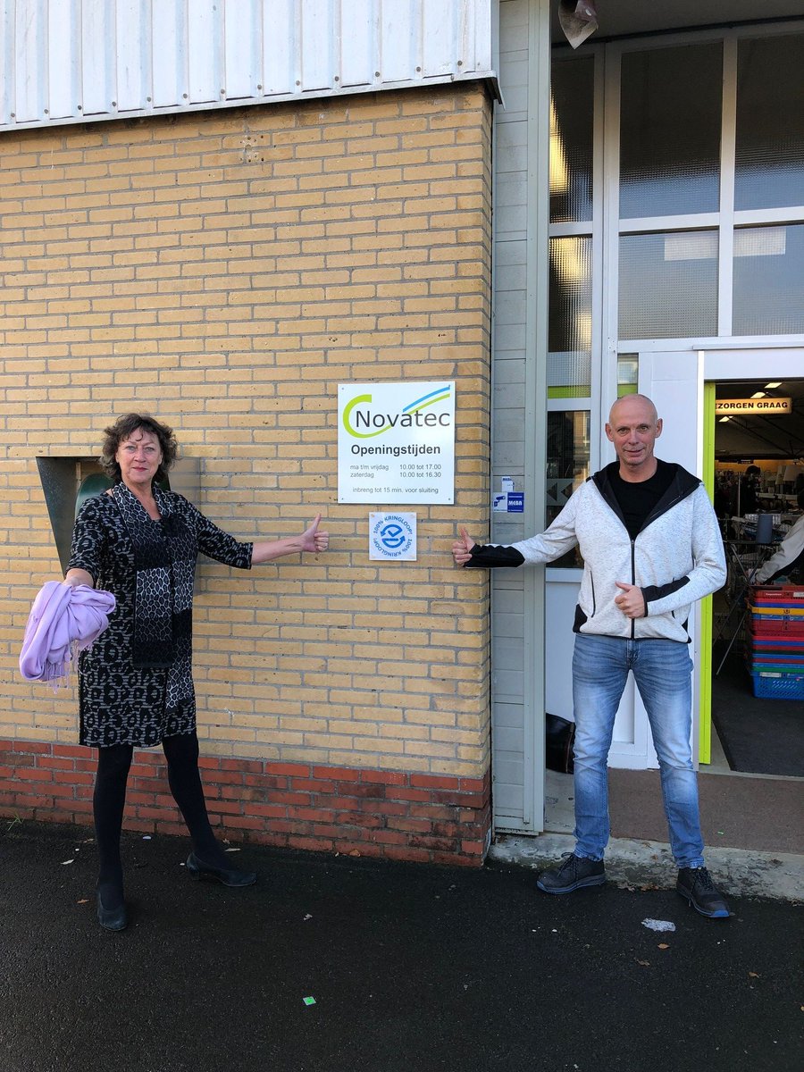 Het Kringloopcentrum Novatec in Tolbert heeft het Keurmerk Kringloopbedrijven gekregen. Vandaag heeft wethouder Elly Pastoor het schildje 100%KRINGLOOP onthuld bij het Kringloopcentrum. Branchevereniging Kringloopbedrijven Nederland (BKN) kent het keurmerk toe.