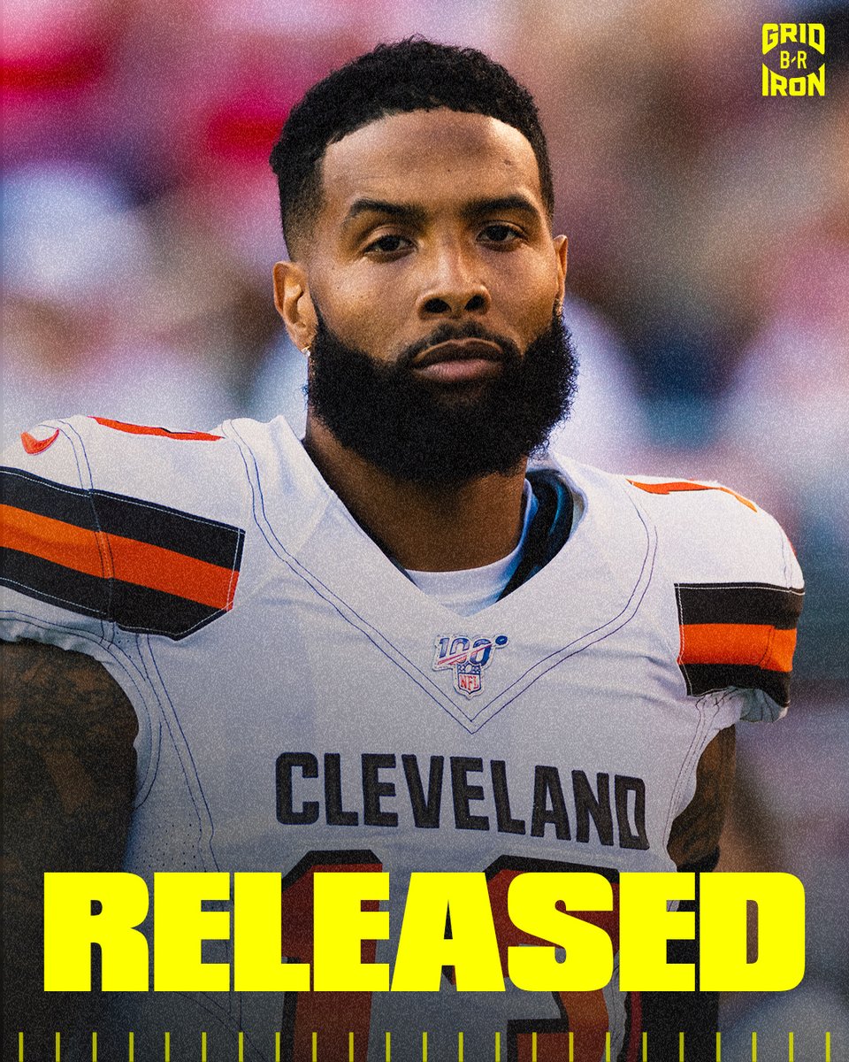 BleacherReport's tweet photo. The Browns are releasing OBJ, per @RapSheet 

(@brgridiron) https://t.co/m8GCU7AdqJ