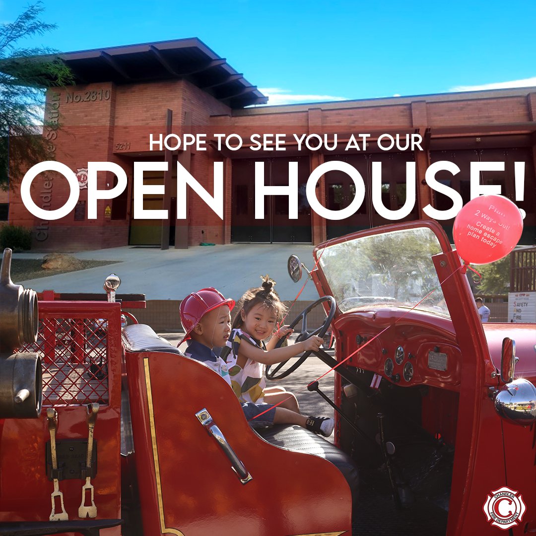 Only one more day until the fun begins at our Open House tomorrow! We hope you can make it out to check out the station, apparatus, and learn about the sounds of smoke! 🚨🚒🏠