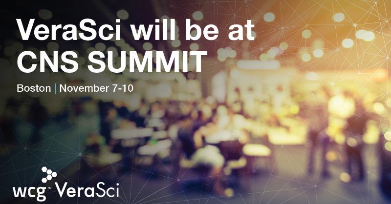 _VeraSci's tweet photo. Join WCG VeraSci at #cnssummit2021! We’d love to talk with you about how Pathway #ecoa and #epro can support the success of your upcoming CNS #clinicaltrials.