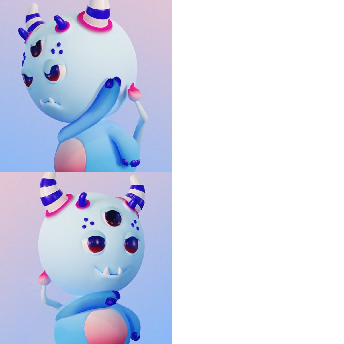 💙Magic Beasties Horny Tony Meme Contest just started! 3x Halloween #NFTs for the best memes! 🫐 

Please use only this template. Please make memes only about Magic Beasties or about #cryptocurrencies Just choose what do you prefer and post it in comments💙
Ends: 07.11.2021⏲️