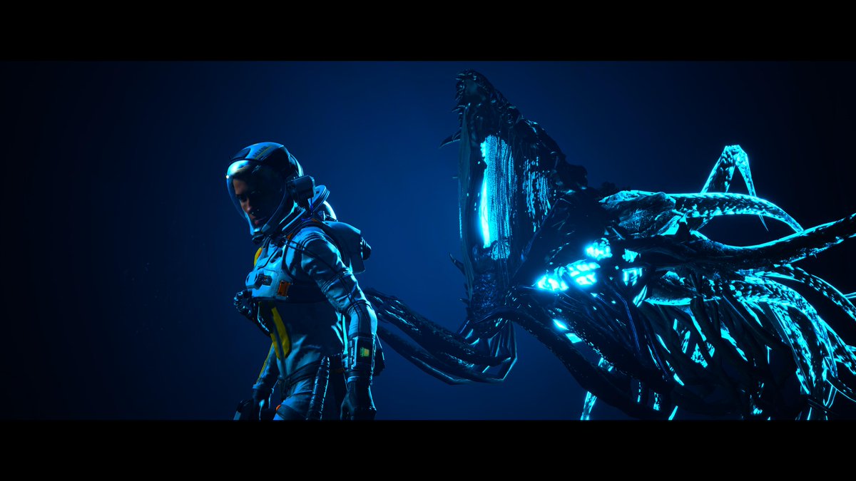 Housemarque's tweet photo. On Atropos, you are not always the hunter. You are also the hunted. Show us your best fight-or-flight moments from Returnal! #Returnalween
https://t.co/9Fi0xc9gp8 https://t.co/16pHIaWrSW