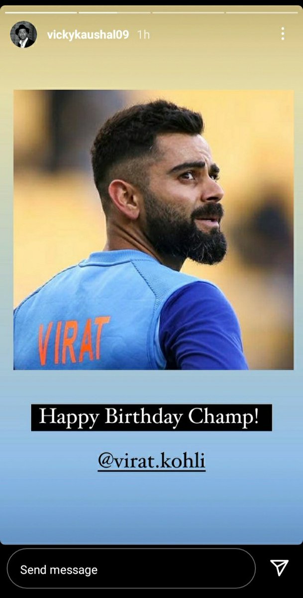 vickykstan's tweet photo. Happy Birthday KING KOHLl👑
You will always have a special place in my heart 🧿
Forever rooting for you Skipper✨💙

#ViratKohli https://t.co/vhPIf3lm2p