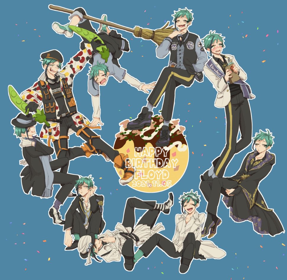 「ビッグラブ!!!!!!!!!! #フロイド・リーチ誕生祭2021 」|しろこのイラスト