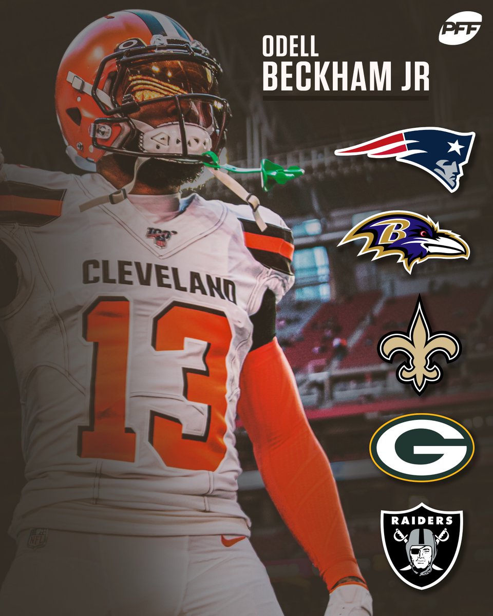 PFF's tweet photo. Which team is the best landing spot for OBJ? https://t.co/6cQT9SimOD