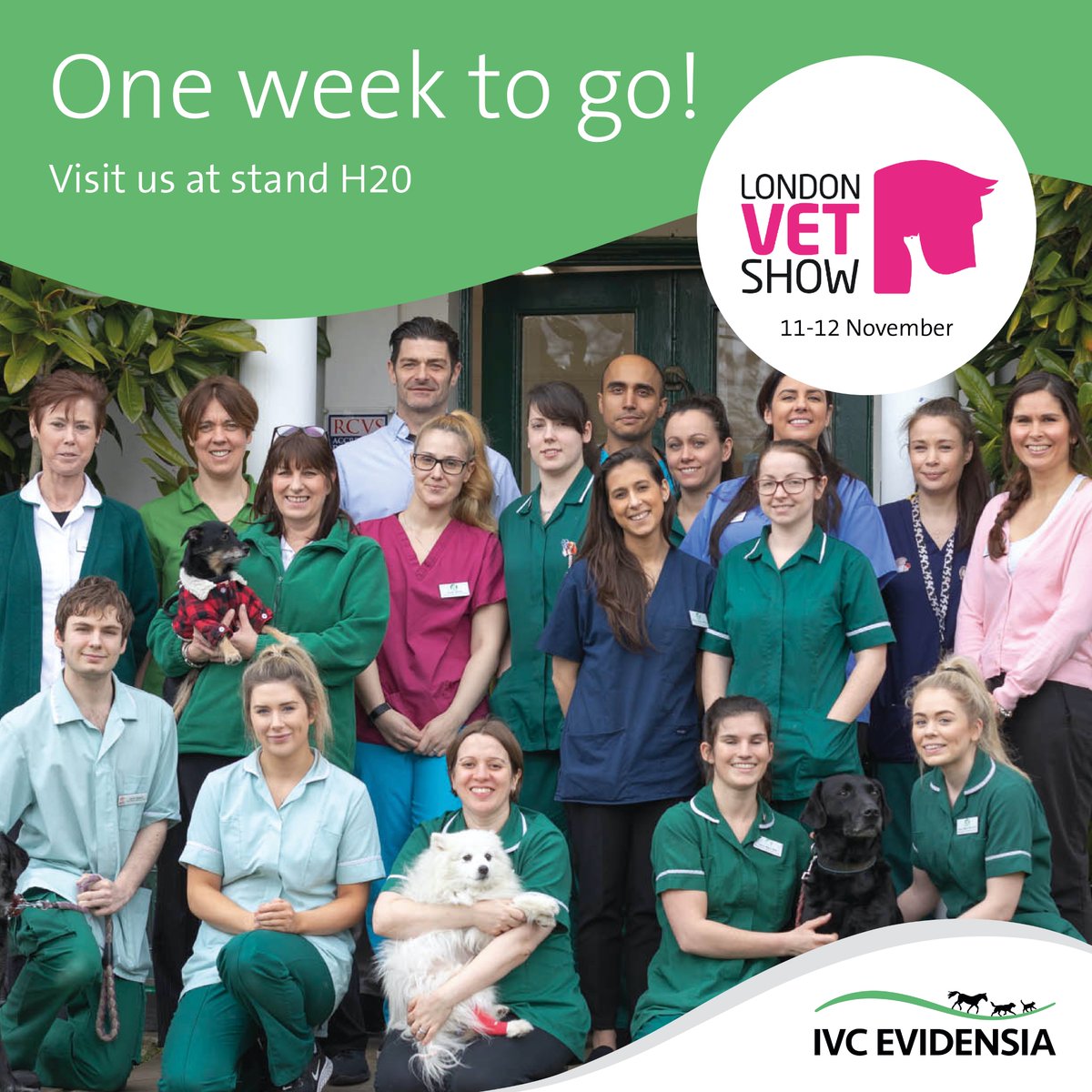 IVC Evidensia (@ivc_evidensia) on Twitter photo London Vet Show 2021 is next week!
Running over two days at <a href="/ExCeLLondon/">Excel London</a>, we are very excited the event is back after a hiatus last year due to the pandemic.
Be sure to visit us at stand H20 as our teams are looking forward to meeting you!
#IVCEvidensia #londonvetshow London Vet Show 2021 is next week!
Running over two days at <a href="/ExCeLLondon/">Excel London</a>, we are very excited the event is back after a hiatus last year due to the pandemic.
Be sure to visit us at stand H20 as our teams are looking forward to meeting you!
#IVCEvidensia #londonvetshow
