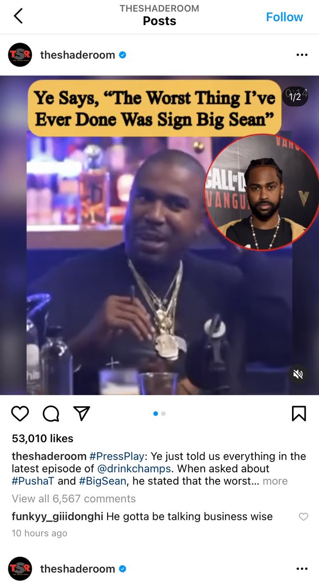 MUSICANDBUILDS's tweet photo. Shaderoom won’t post the things Kanye said about
Black people buying land
And ownership
About Black people needing to stop killing half of ourselves every single year Etc
But they post this..
24 million followers mostly adults mostly black under a drama sells spell 
Smh https://t.co/RwXaMLQXNp