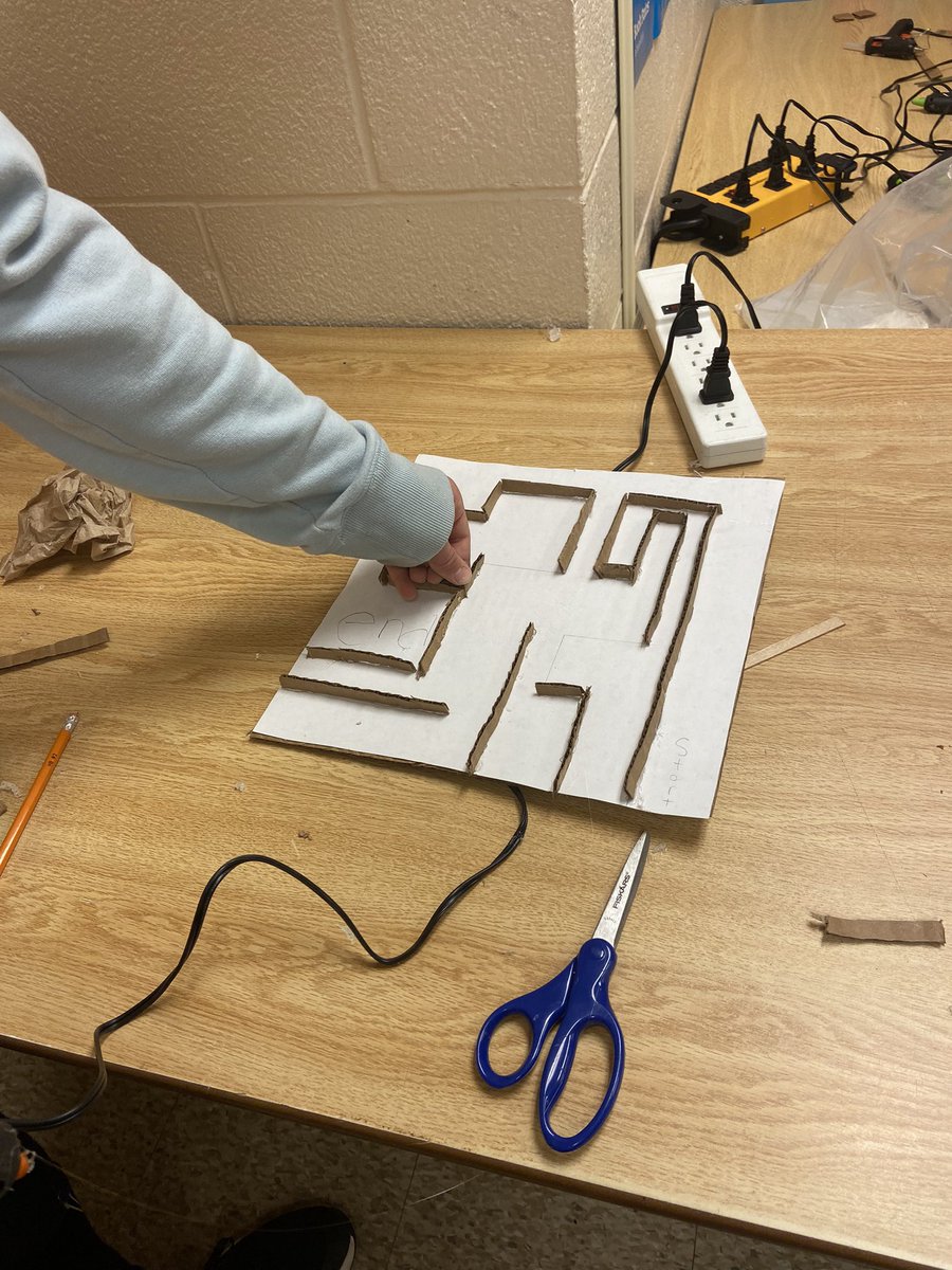 Grade 8 Ss <a href="/stceciliahawks/">St. Cecilia's</a> are in the initial stages of designing and creating their labyrinth games using hydraulic (fluid) power.  Stay tuned!!  <a href="/bhncdsbSTEM/">BHN Stem</a>