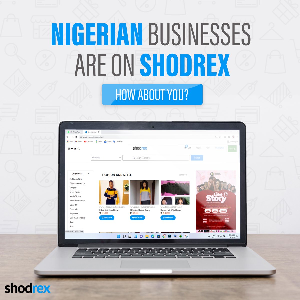 shodrex's tweet photo. Have you been wondering on what platform could meet your business concern?
Well, you need not to worry because with Shodrex you could set up your online store in 5 minutes and start receiving payments in seconds.
#ecommerce #business #shodrex #onlinestore #nigeria https://t.co/toKLMDxySX