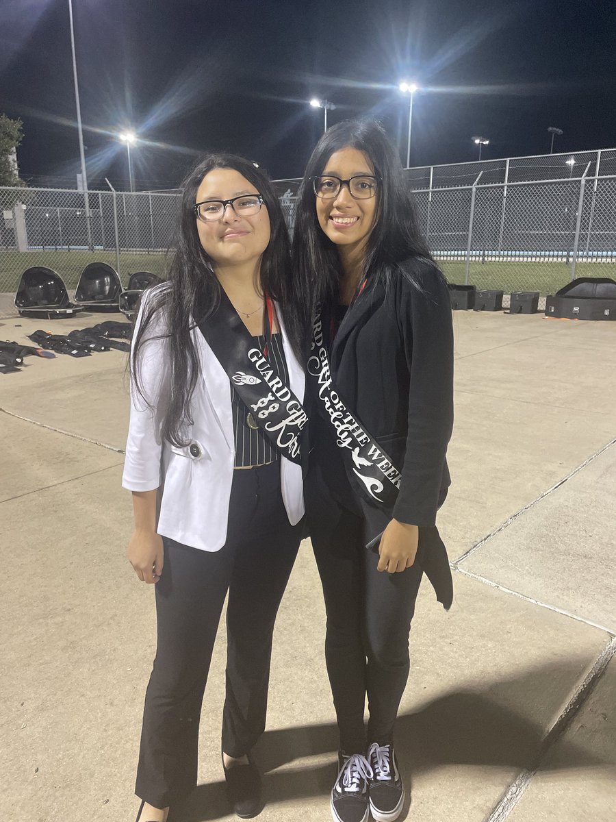 jpshsguard's tweet photo. Congratulations to our Guard Girls of the Week, Maddy and Kiara! 🤍🖤 https://t.co/55FSs8de1S