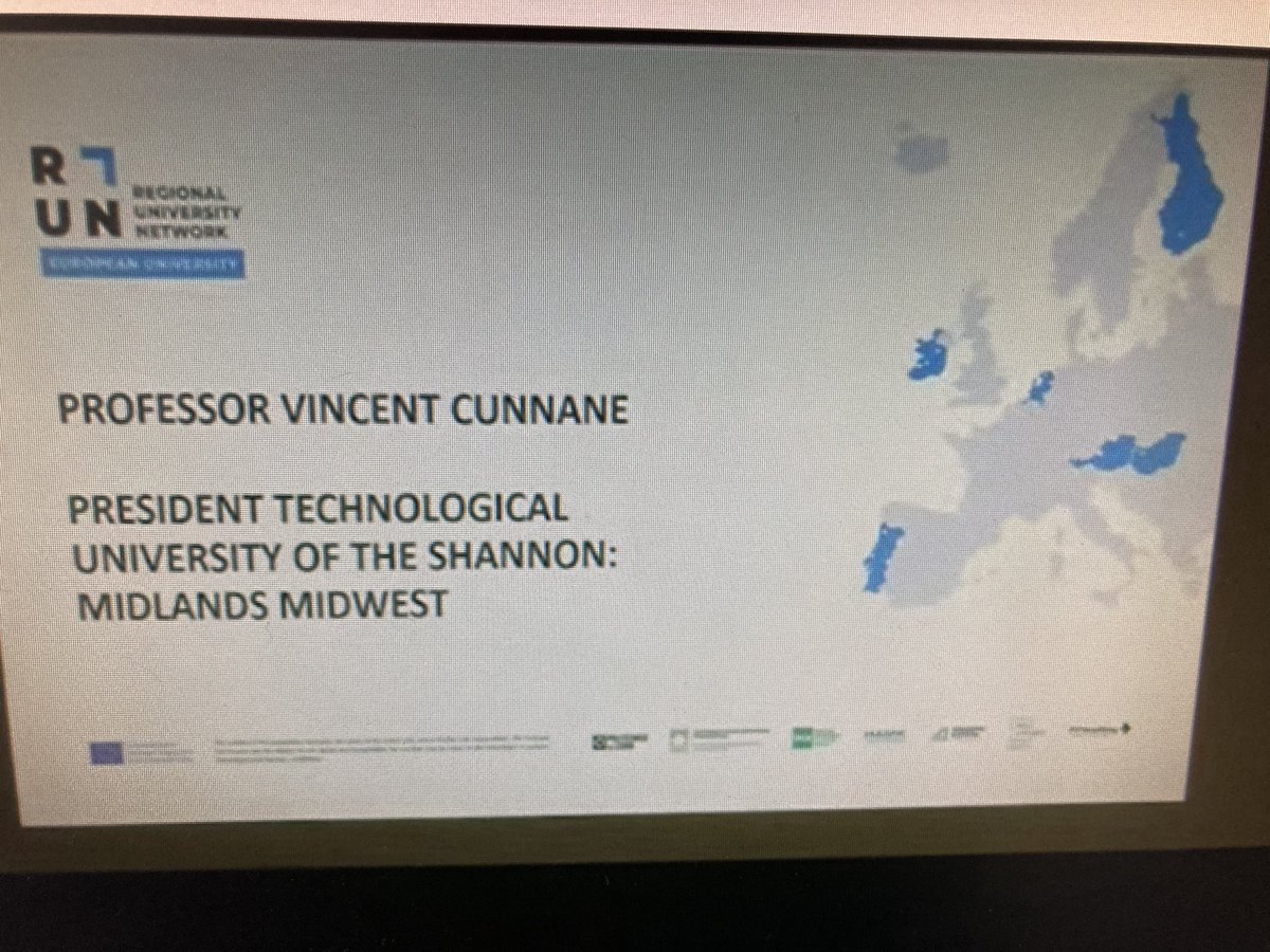 annenaughton_'s tweet photo. Last day of the @run_euniversity general assembly, a fantastic week well done to all 👏👏 @JMBurns99 @TUS_ie #regionally focused HEIs committed to #societal transformation #advanced #skills based teaching, #learning, #research and #engagement activities. #runeuga21 https://t.co/7rdD3Sxtwr