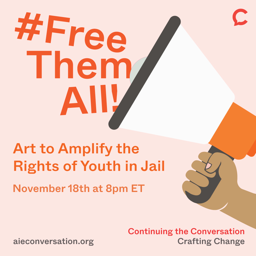 #FreeThemAll: Art to Amplify the Rights of Youth in Jail (November 18) - mailchi.mp/f79b224c414b/p…