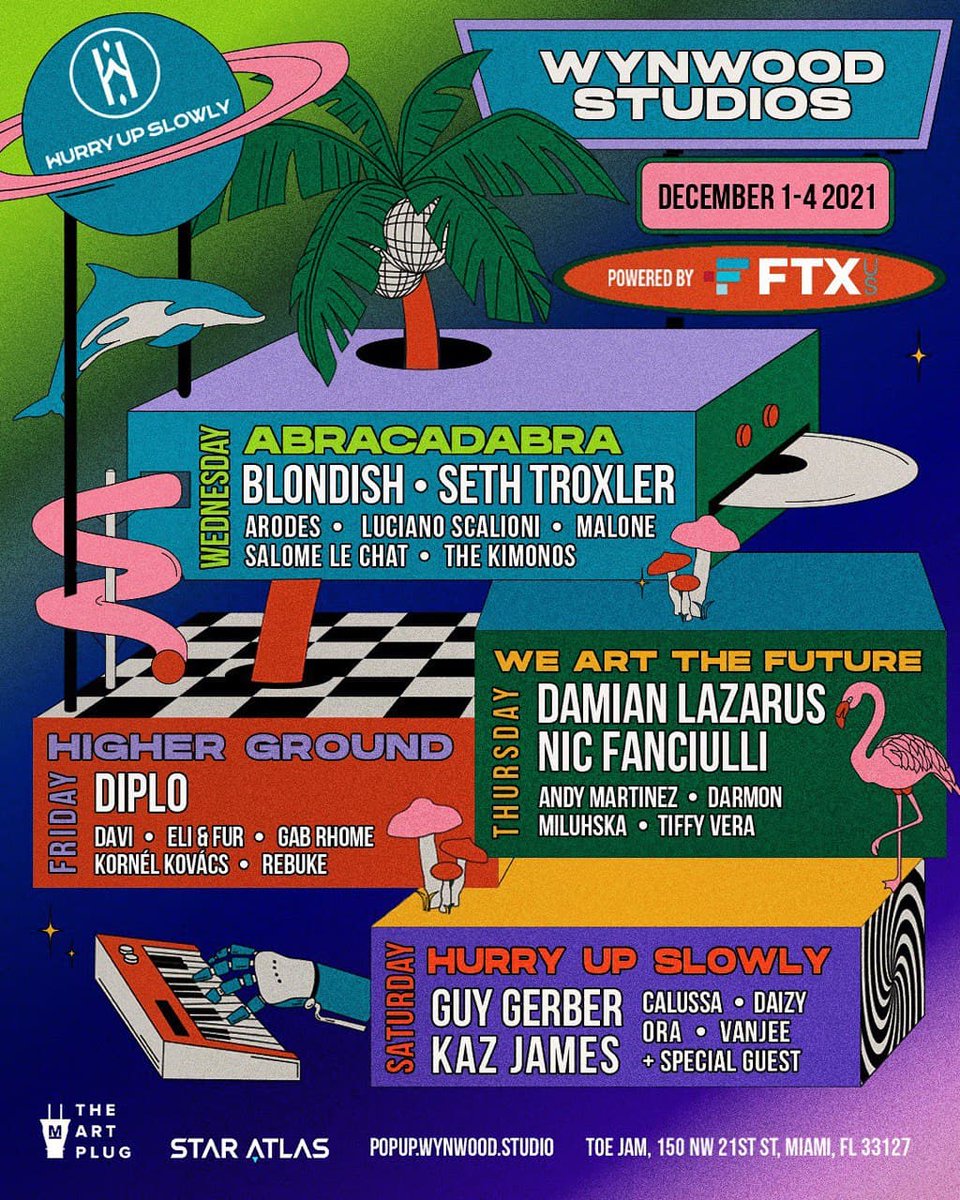 We're very excited to be presenting sponsors and the official NFT platform for this series of events at <a href="/ArtBasel/">Art Basel</a> Miami!