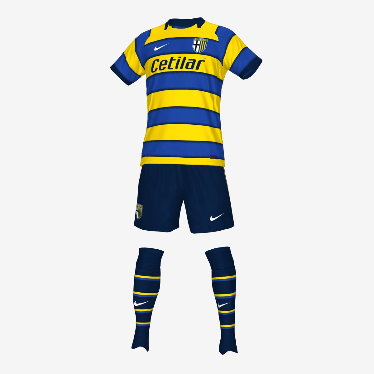 simvisual's tweet image. In an alternate universe, Parma FC are consistent performers in Serie A and are competing for the Europa League title, with bespoke Nike kits