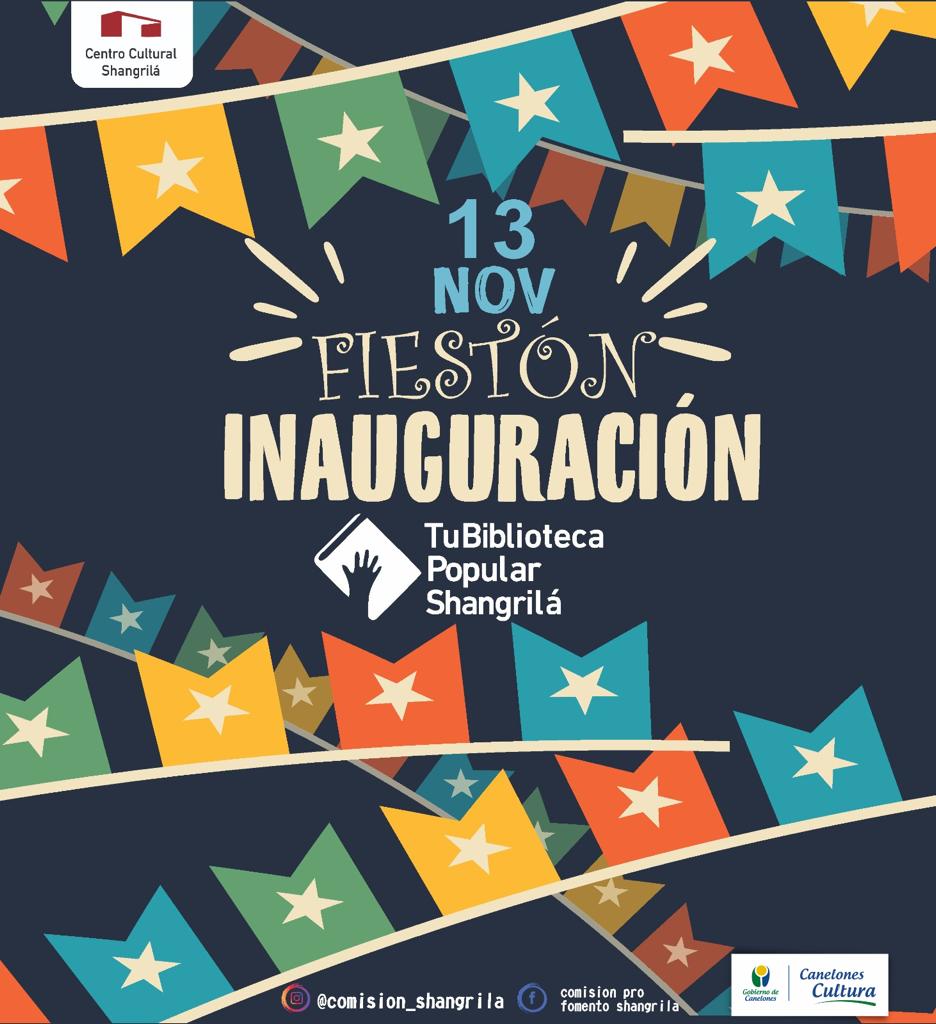 ComiShangrila's tweet photo. El sábado 13/11 desde las 10am inauguramos la nueva Biblioteca con todo!!! 
📚Maratón de lectura con famosos con 
@dasilvaactriz 
🎭Títeres, Música, Narradores y mucho más!!!
🍔Feria Gastronómica!! 
🐸El gran Ruperto Rocanrol nos viene a visitar!!!
Te lo vas a perder?🎉🎉 https://t.co/F6CrohOf2E