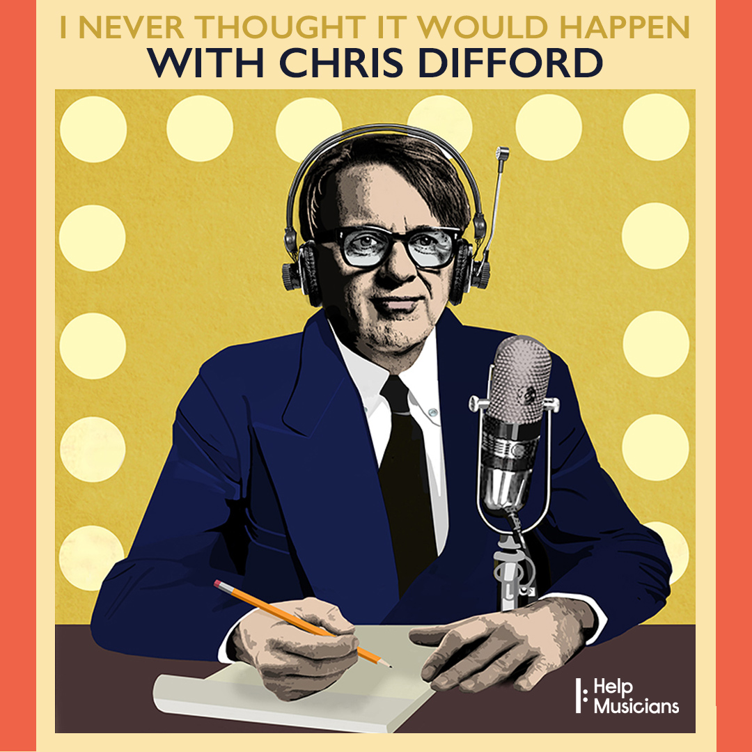 HelpMusicians's tweet photo. Can't believe tomorrow's episode with @nilerodgers will be the final of the 1st series of I Never Thought It Would Happen. Hope you've all enjoyed it as much as we have!

A huge thanks to @chrisdifford for hosting the podcast &amp; we hope to be back with more fantastic guests soon! https://t.co/1uLzssU64d