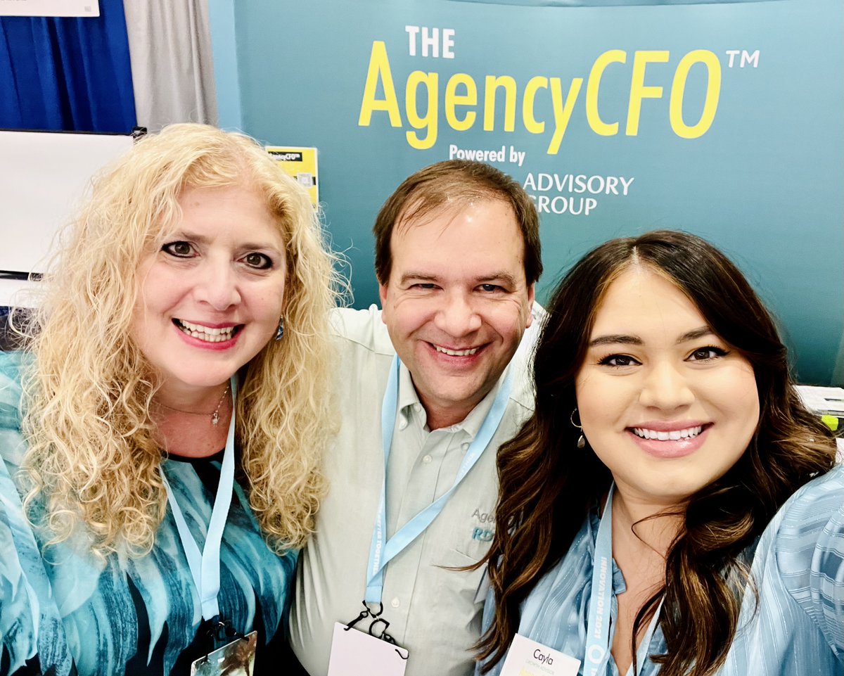 RDAdvisoryGroup's tweet photo. If you are at Innovation21, come say hello to the AgencyCFO team!

 Booth H64 

 Don, Roe and Cayla can’t wait to meet you 😊

#Bettertogether #IAOAInnovation21 https://t.co/cCqBKIIy3V