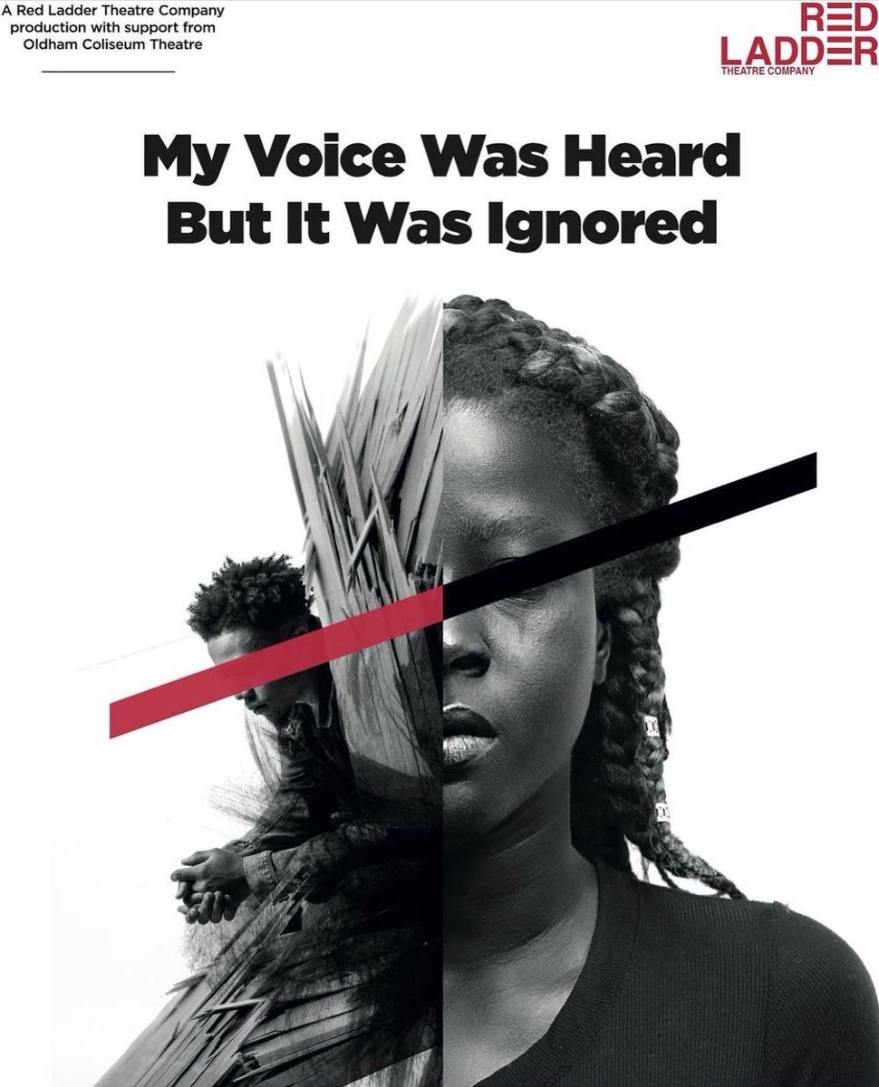 reddoormgmt's tweet photo. MISHA DUNCAN BARRY (@MishaDBarry) performs in @redladder production ‘My Voice Was Heard But It Was Ignored’

Opening @leedsplayhouse on 11th Nov before touring across the UK!

https://t.co/CEJAb0jrxK for tickets. 

#LeedsPlayhouse #OldhamColiseum #SheffieldCrucible #RedLadder https://t.co/9dcK92CBRp