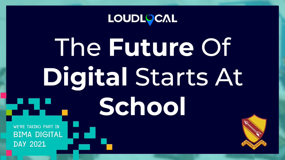 LoudLocal1's tweet photo. We are excited to announce that we will be taking part in #DigitalDay21 run by @BIMA
Our team will be partnering with @studleyhigh and @SHS_ComputingSchool to host the event.
#digitalfuture #schoolcareers #creativeindustry #bima #loudlocal #digitalagency https://t.co/dqoRfz6FUy