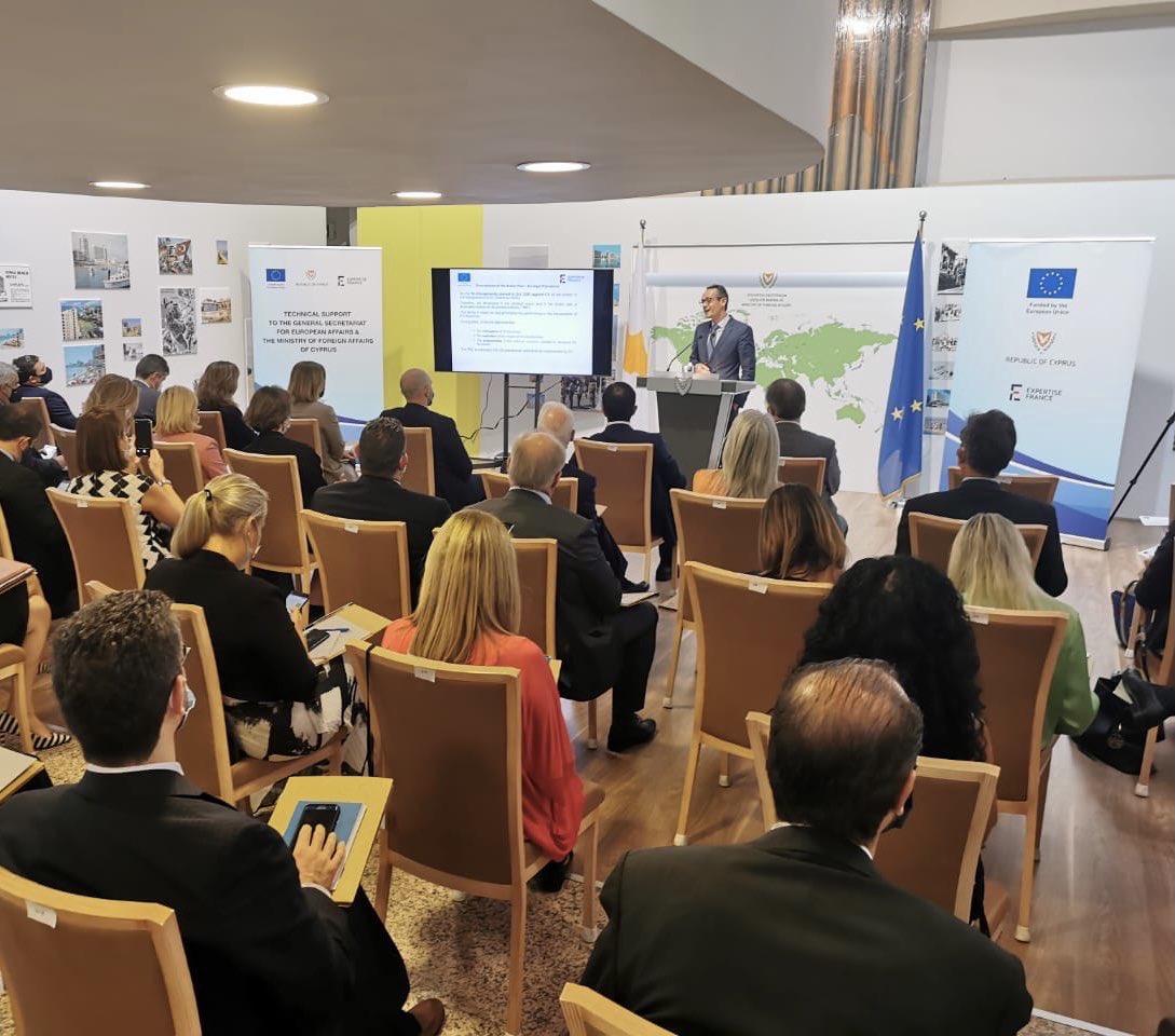 phkarsera's tweet photo. Grateful to @expertisefrance and @EU_reforms for high quality work for #CYGenSecEU @CyprusMFA and for helping us conclude successfully the first National Strategy on EU affairs. Close collaboration will continue to further enhance the active participation of Cyprus in the EU 🇨🇾🇪🇺 https://t.co/hEqLqeh3OR