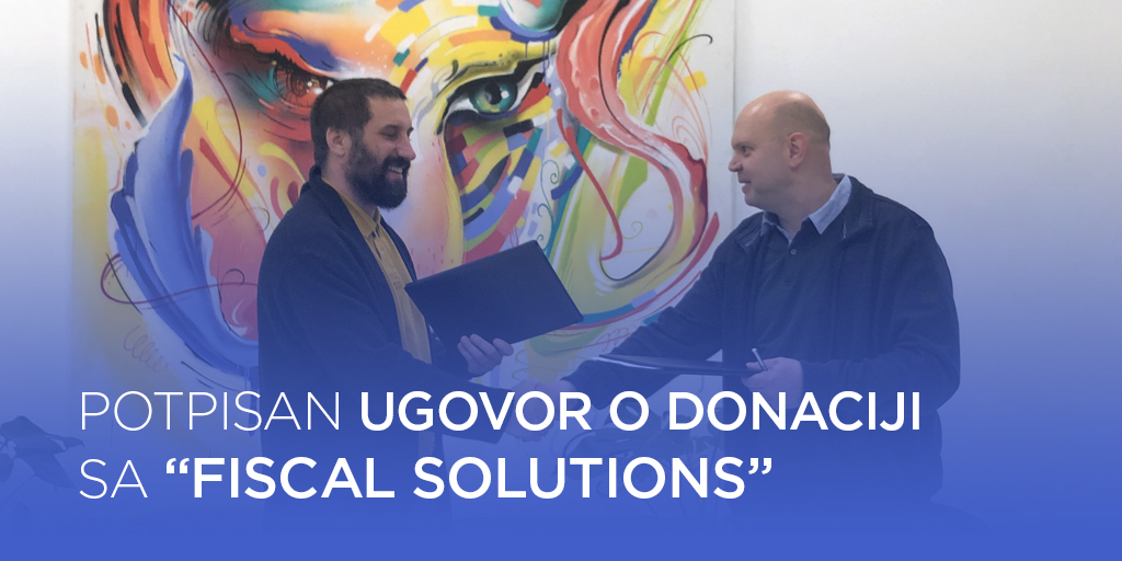 opens2019's tweet image. Juče smo potpisali ugovor o donaciji sa Fiscal Solutions i to za programe "Participativno budžetiranje - Uključi se pronađi rešenje" i "Fond za lični razvoj" 🚀
⁣⁣
#OPENS