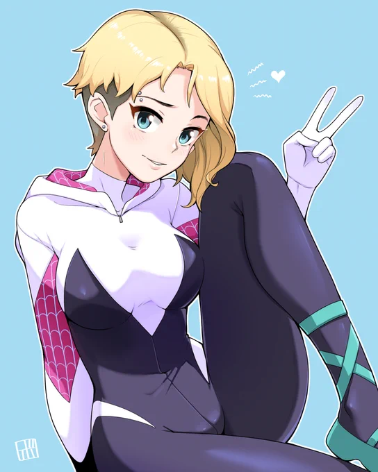 グウェン・ステイシー描きました
スパイダーバース2まだかな～ 