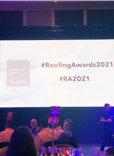 Thanks to Siderise for hosting and sponsoring Rainscreen at the #RoofingAwards2021 today! @TheNFRC @UKRoofingAwards #RA2021 @Siderise