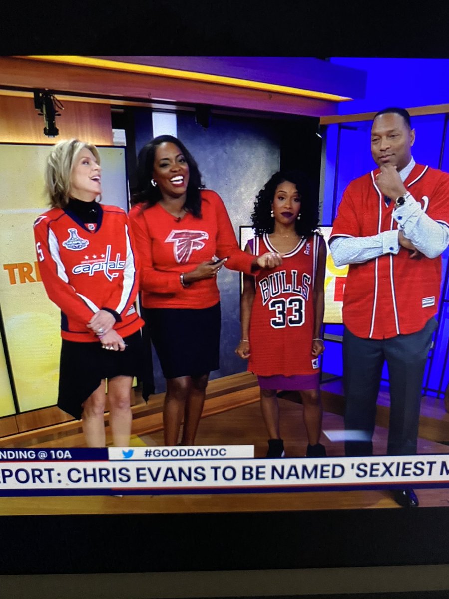 PreRatliff's tweet photo. Now ⁦@Fox5DCJeannette⁩ Who Want The Smoke ?🤣You got the fist all balled up . #TrueLeo https://t.co/WrCAl5V57w