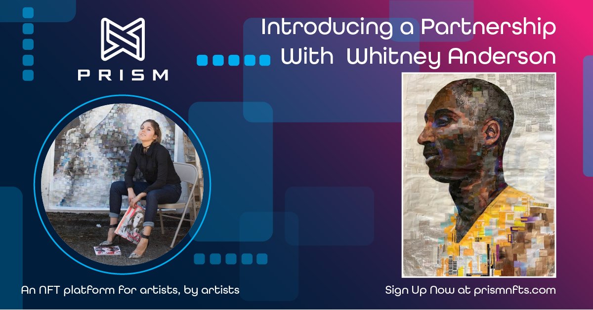 PRISM_NFT's tweet image. ARTIST ANNOUNCEMENT - WHITNEY ANDERSON

Whitney’s signature style is contemporary realism with a flare of pop-cultural nostalgia. Magnificent and monumental. 

"The ripples you make today will be the waves you ride tomorrow" - Whitney

Sign up! prismnfts.com
#nft #NFTs