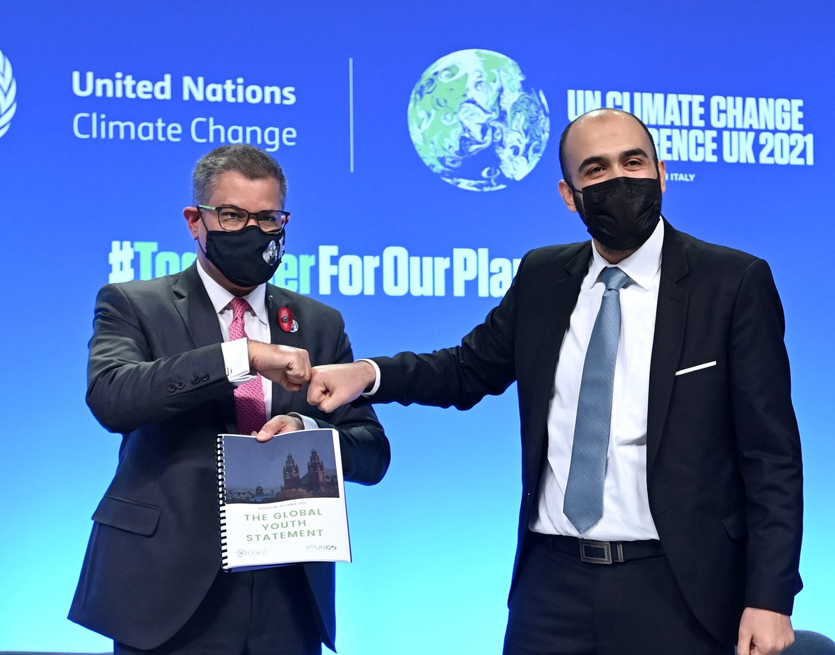 "What we’re trying to do is make a better world for each of us."

COP President, <a href="/AlokSharma_RDG/">Rt Hon Lord Alok Sharma</a>, at today's "Unifying for Change: The Global youth voice at #COP26" event.

@IYCM | <a href="/coy16glasgow/">COY16</a>

READ: Global Youth Statement
ukcoy16.org/global-youth-s…